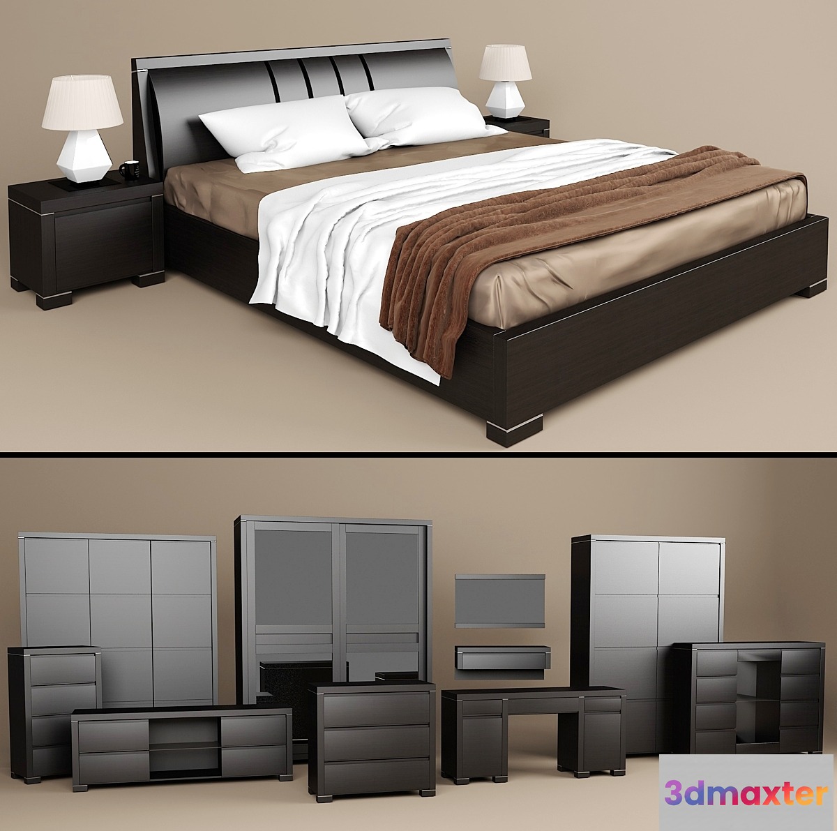 Seth furniture Amin 3D Max