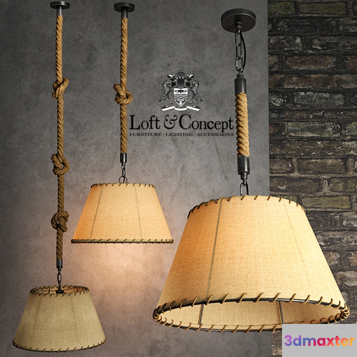 Chandelier Old Chad 3D Max
