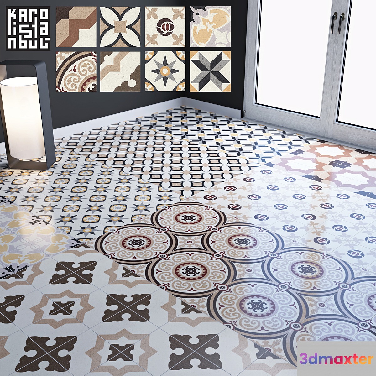 Decorative tile KARO