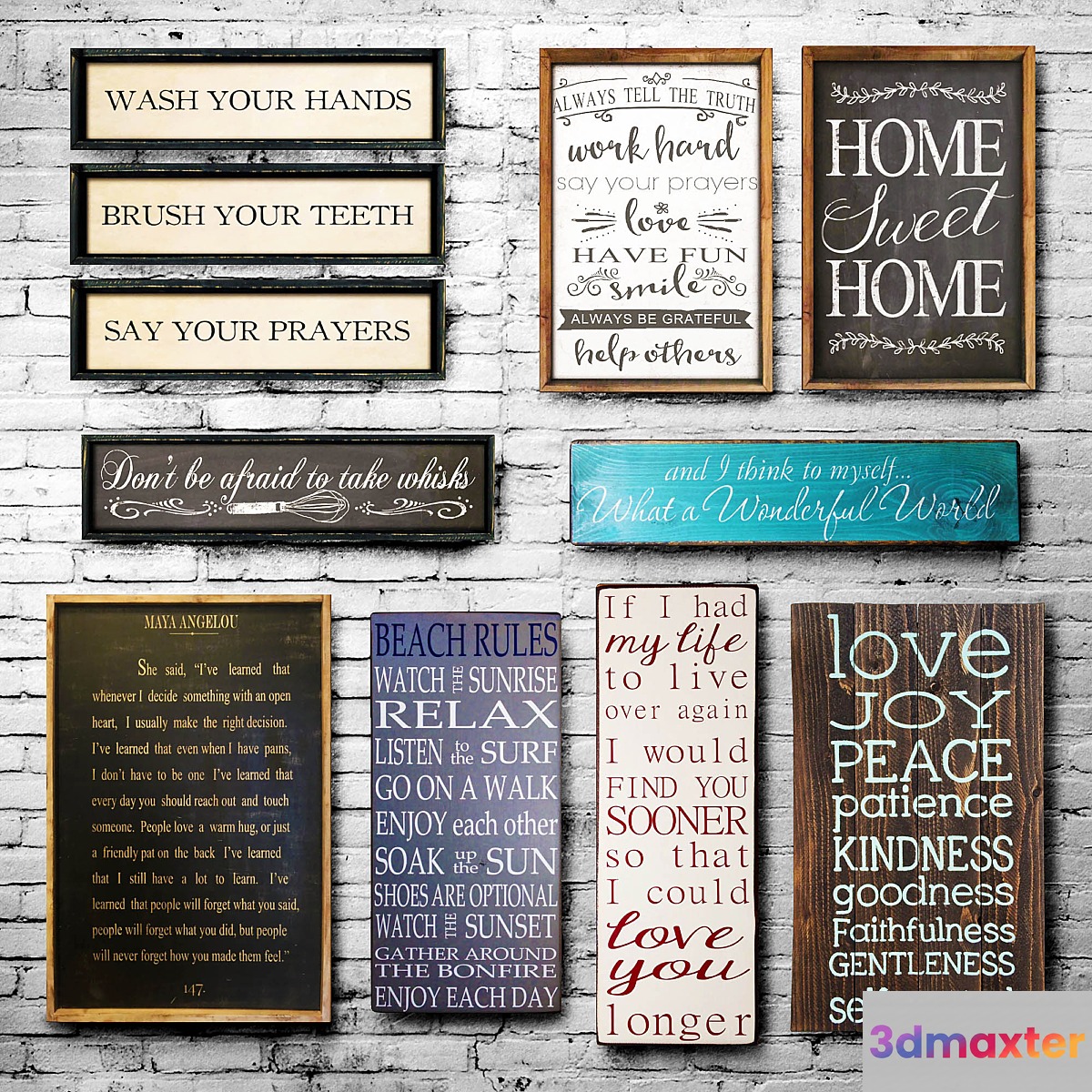 Wooden panels. Collection 26