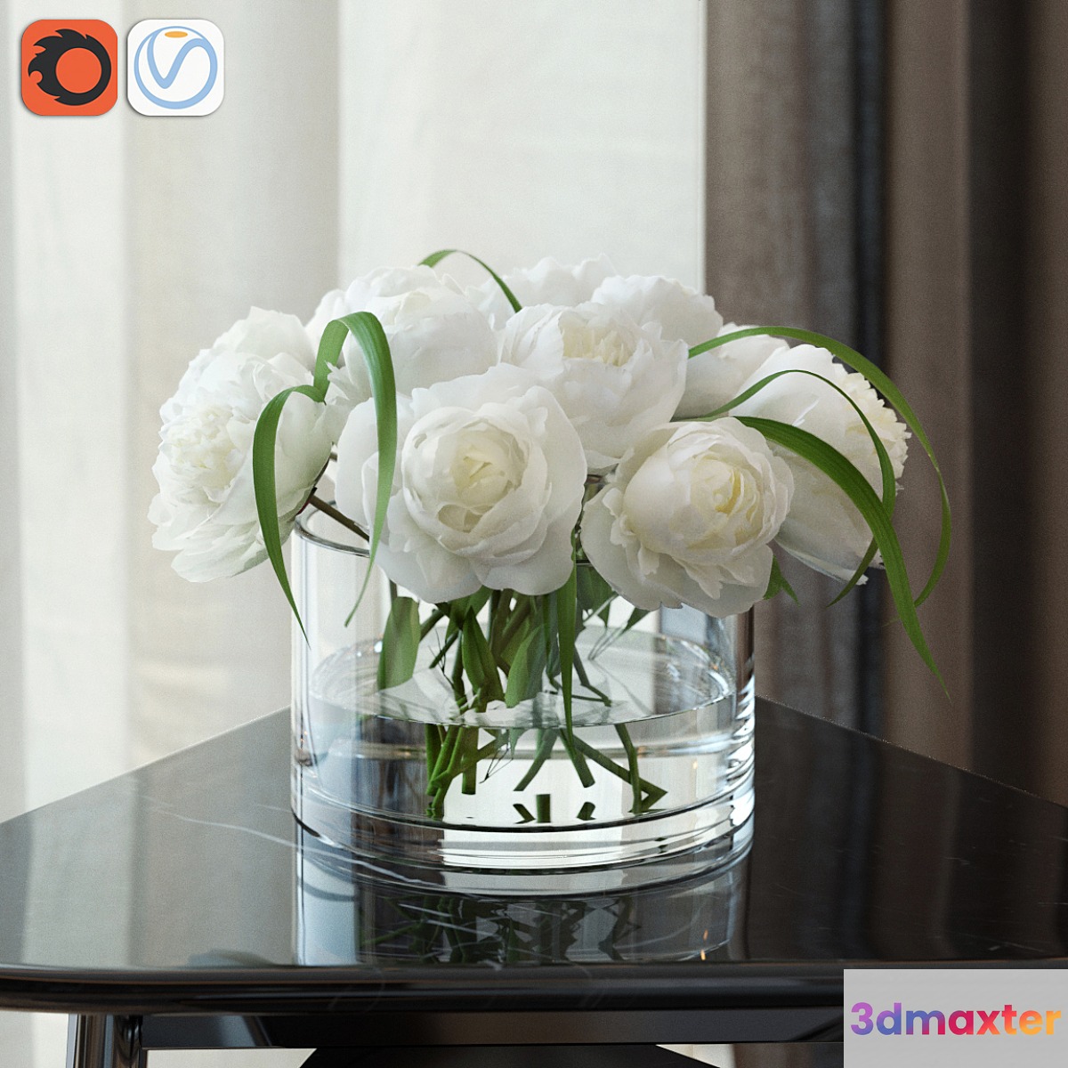 White peonies - No.2