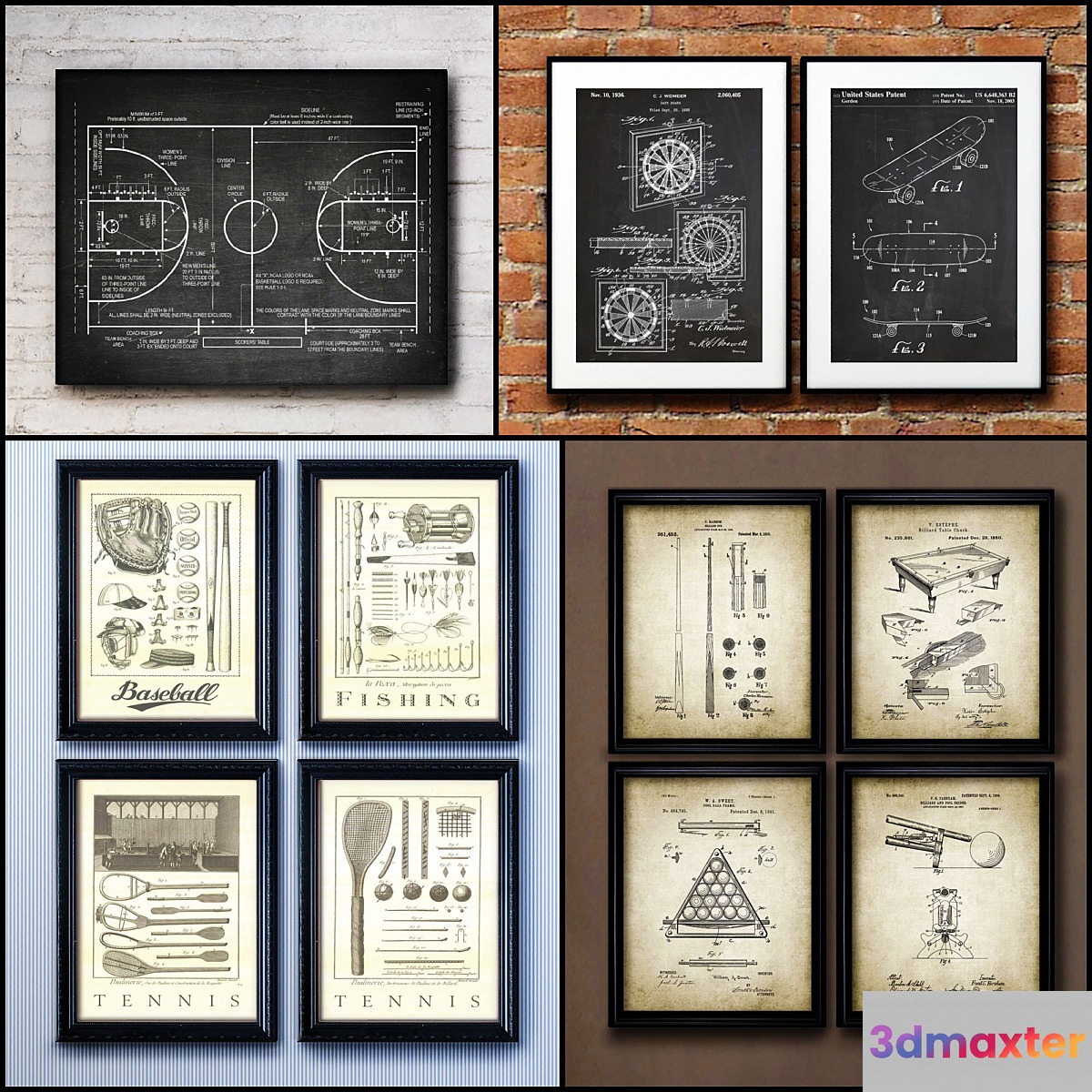 The picture in the frame. 103. Collection Sport