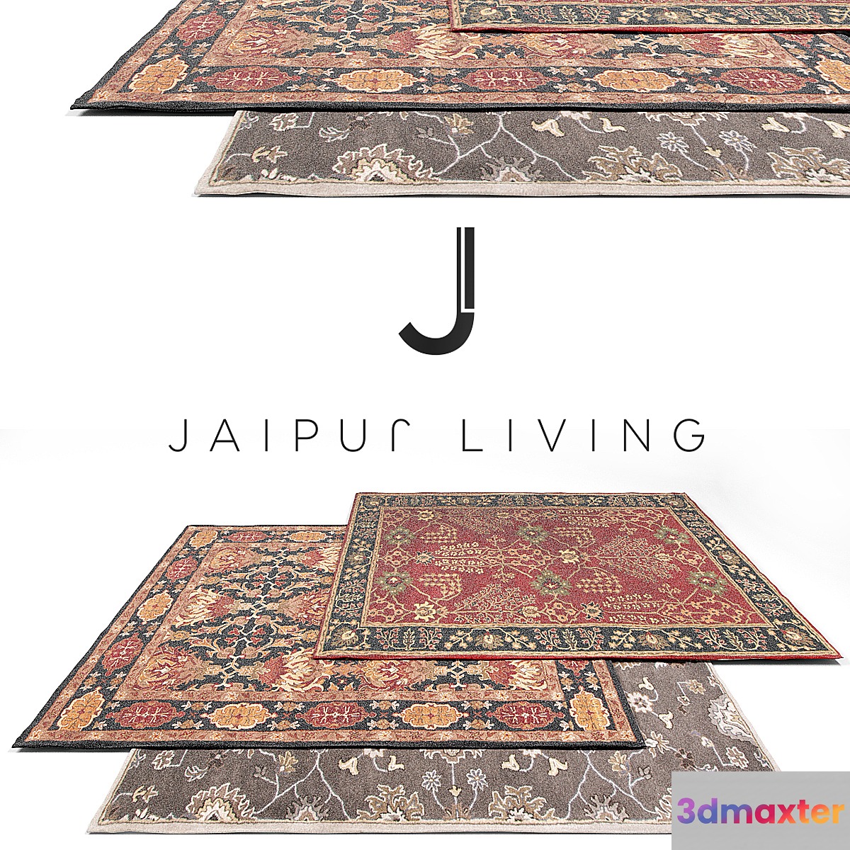 Jaipur Living Classic Rug Set 9 3D Max