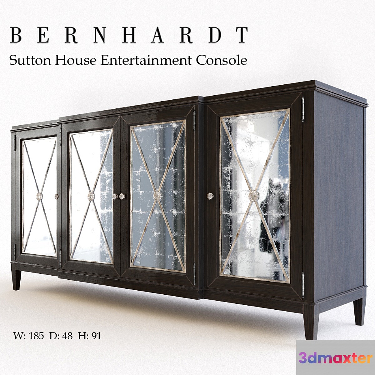 Sutton House Entertainment Console 3D Max