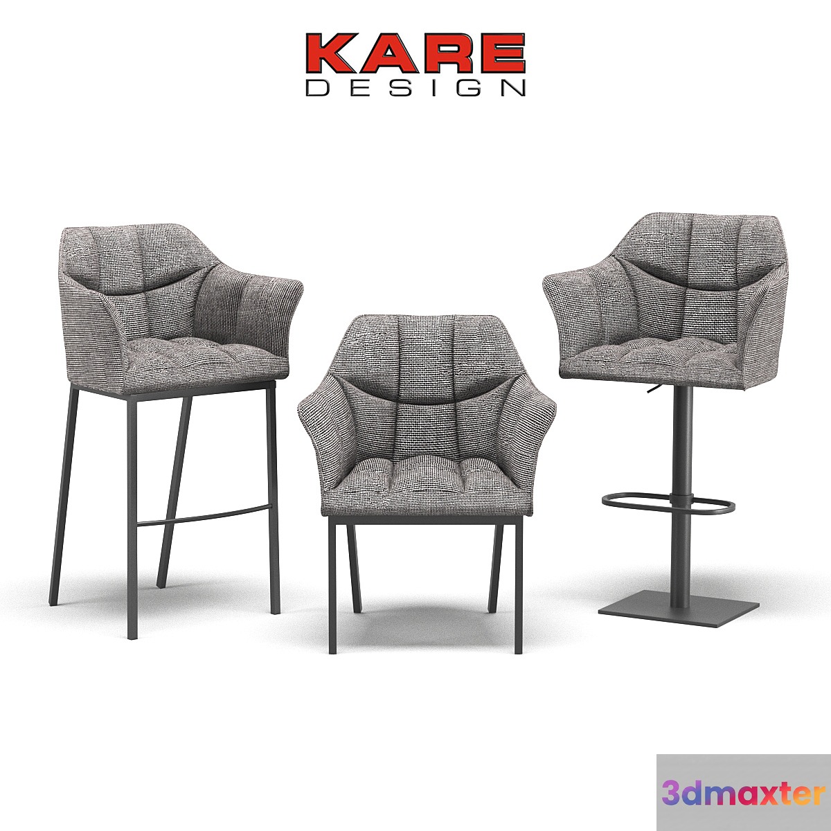 Collection Kare Chair with Armrest Thinktank 3D Max