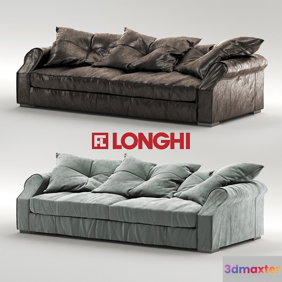Longhi Rubens Free Sofa 3D Max