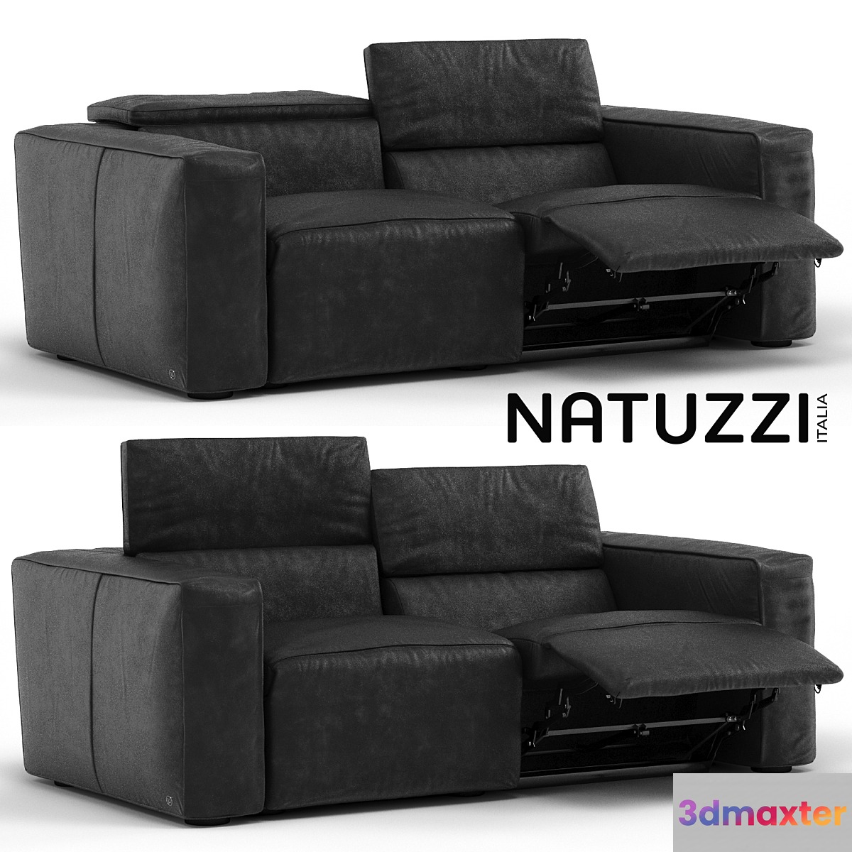Sofa Natuzzi Sipario 3D Max
