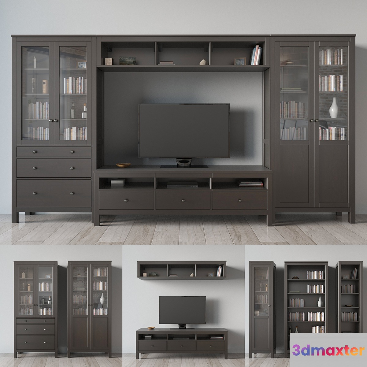 HEMNES TV storage combination - No.2