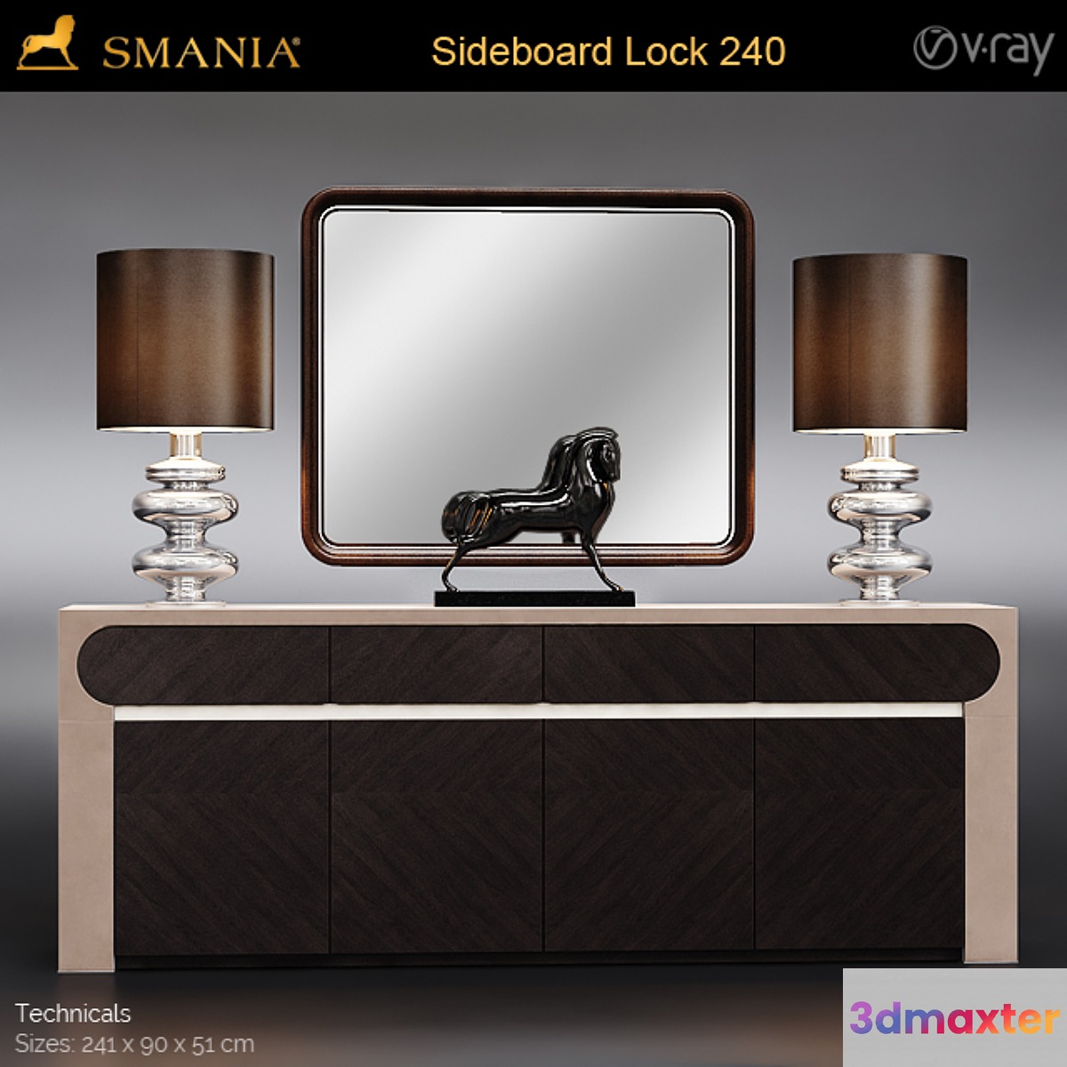 Smania Lock 240 3D Max