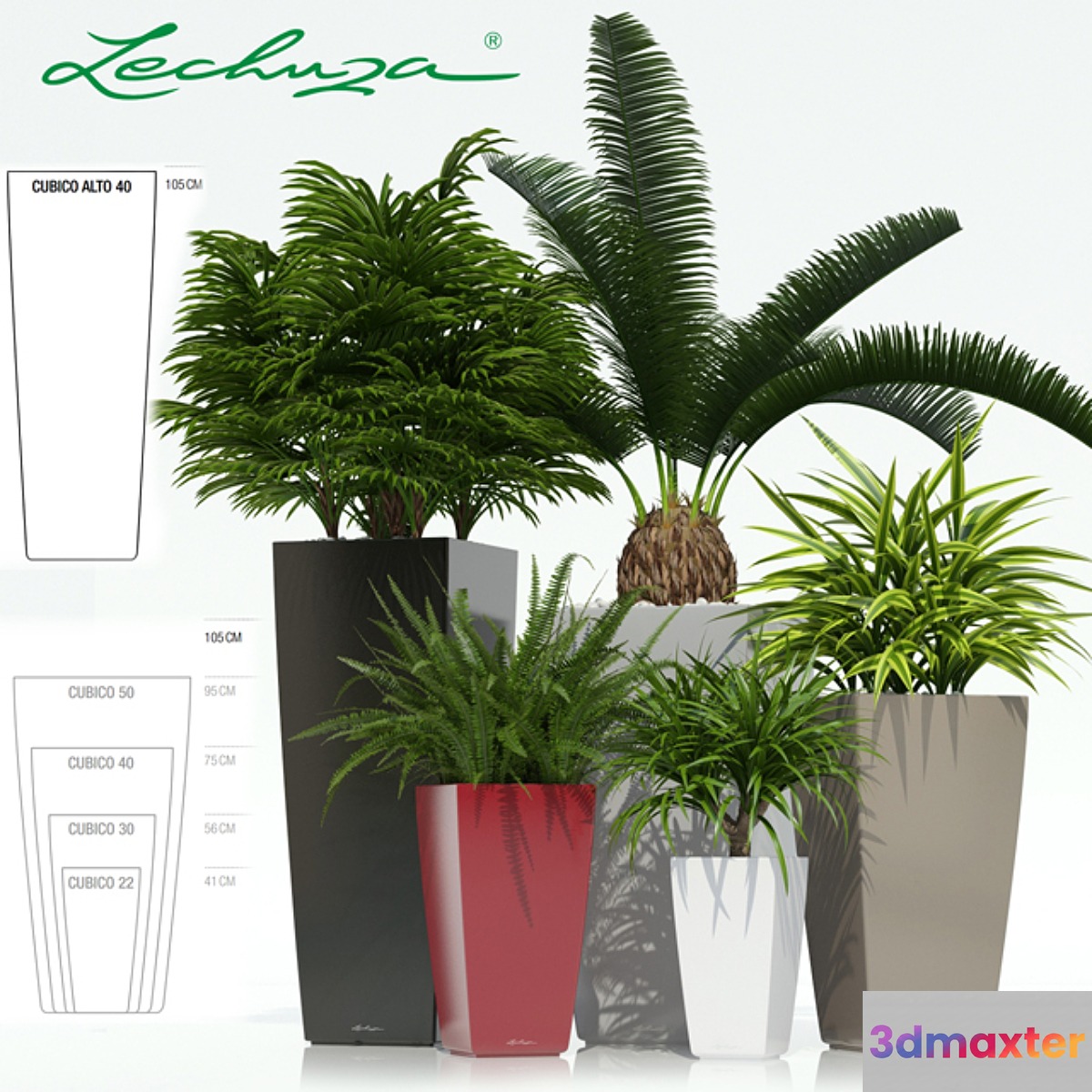 Lechuza CUBICO 3D Max