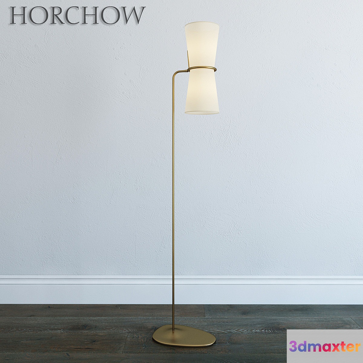 Aerin clarkson brass floor lamp