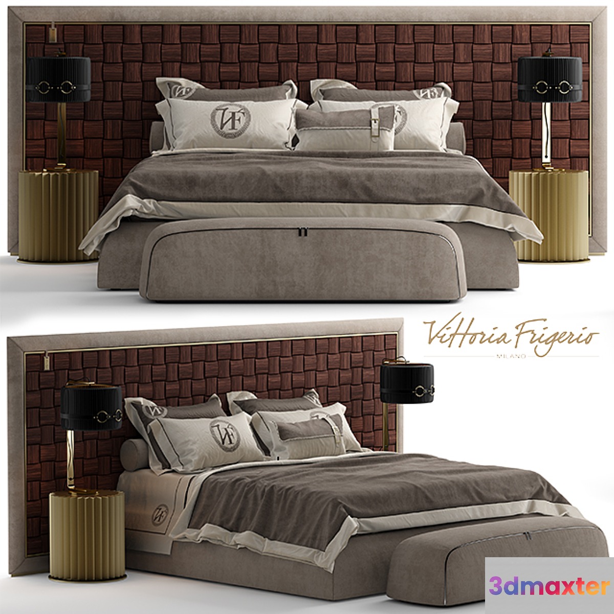 Bed vittoria frigerio DURINI