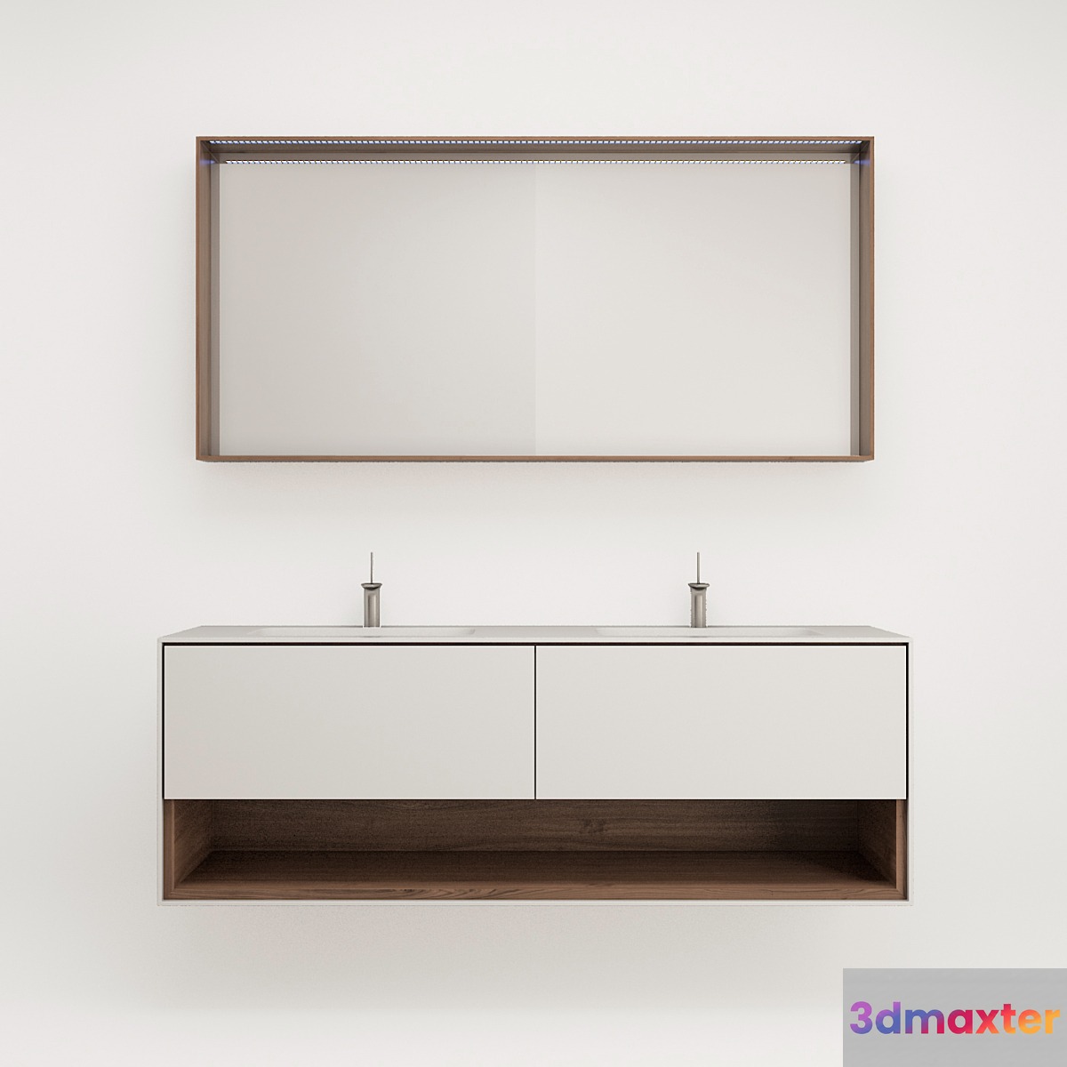Washbasin with mirror Oasis Frame