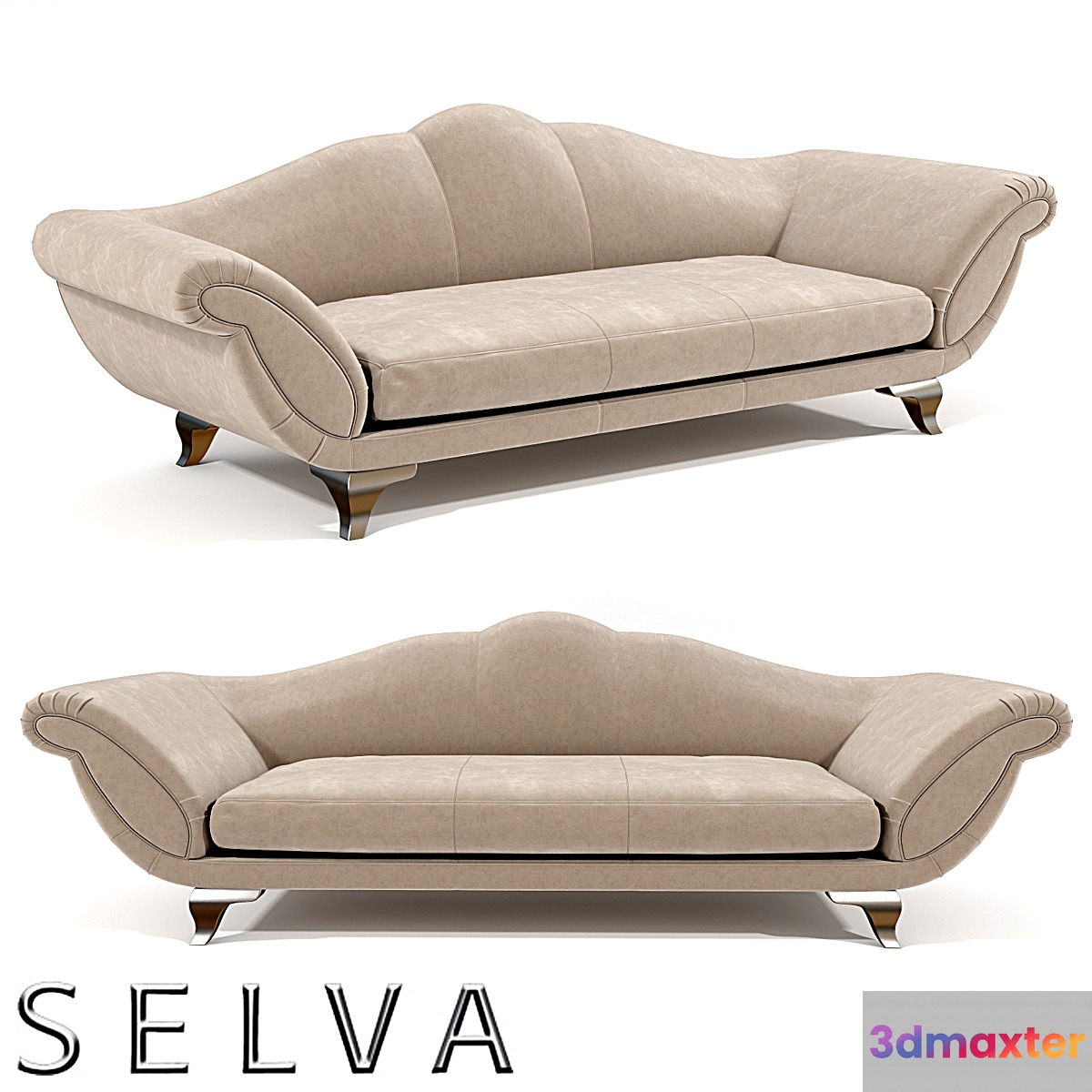 Selva sofa Art.1141 3D Max