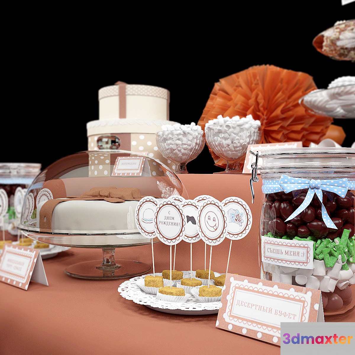 Candy bar _ Set # 2 3D Max