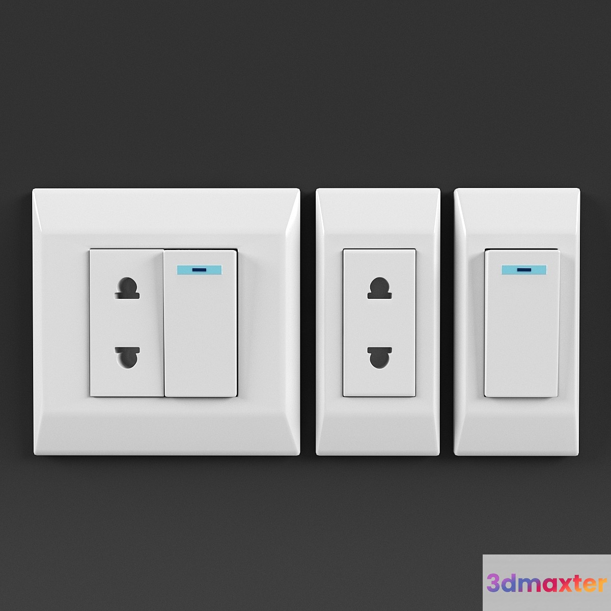 Furniture switches sockets