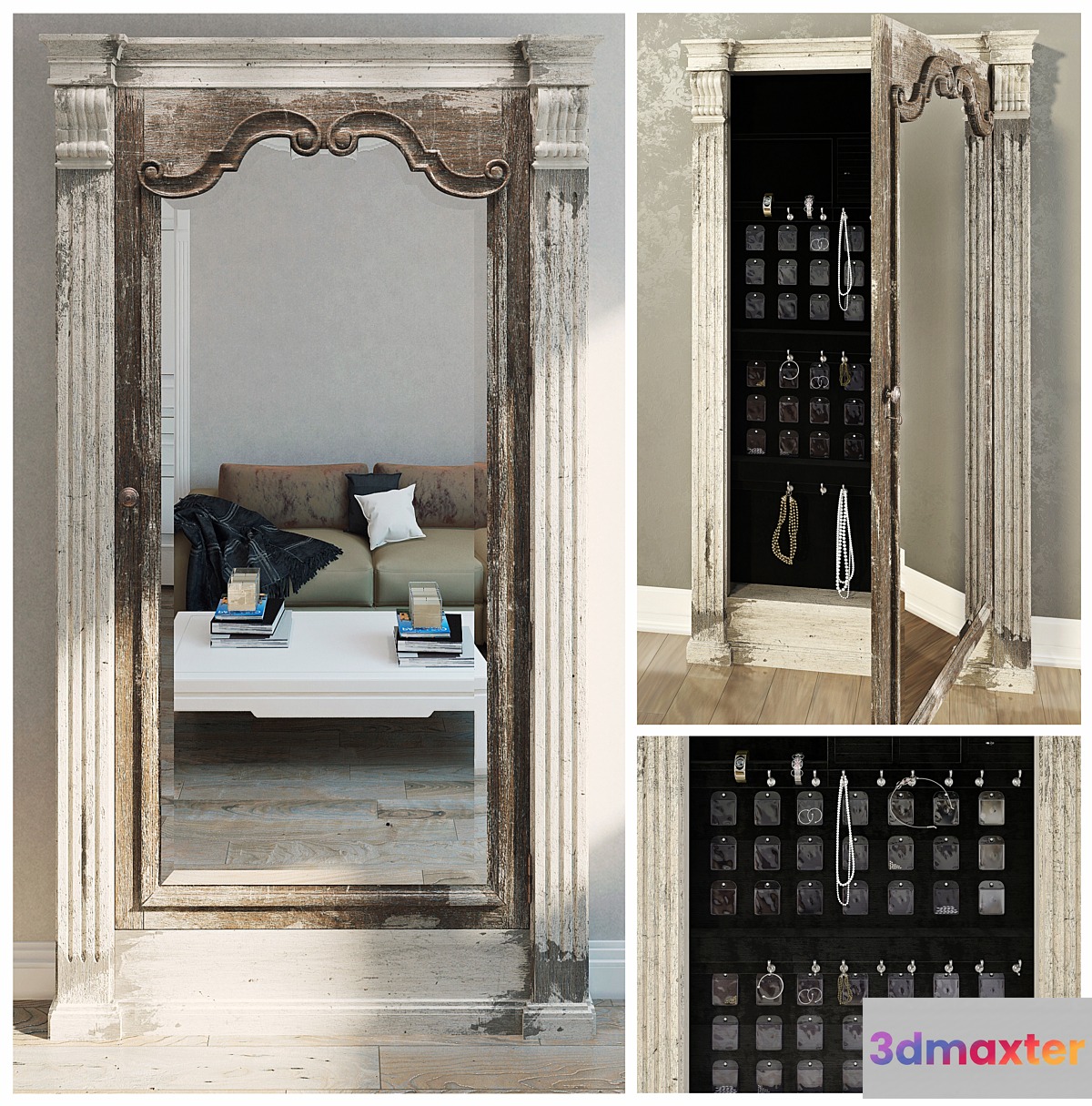 Floor mirror Hooker Furniture 3D Max