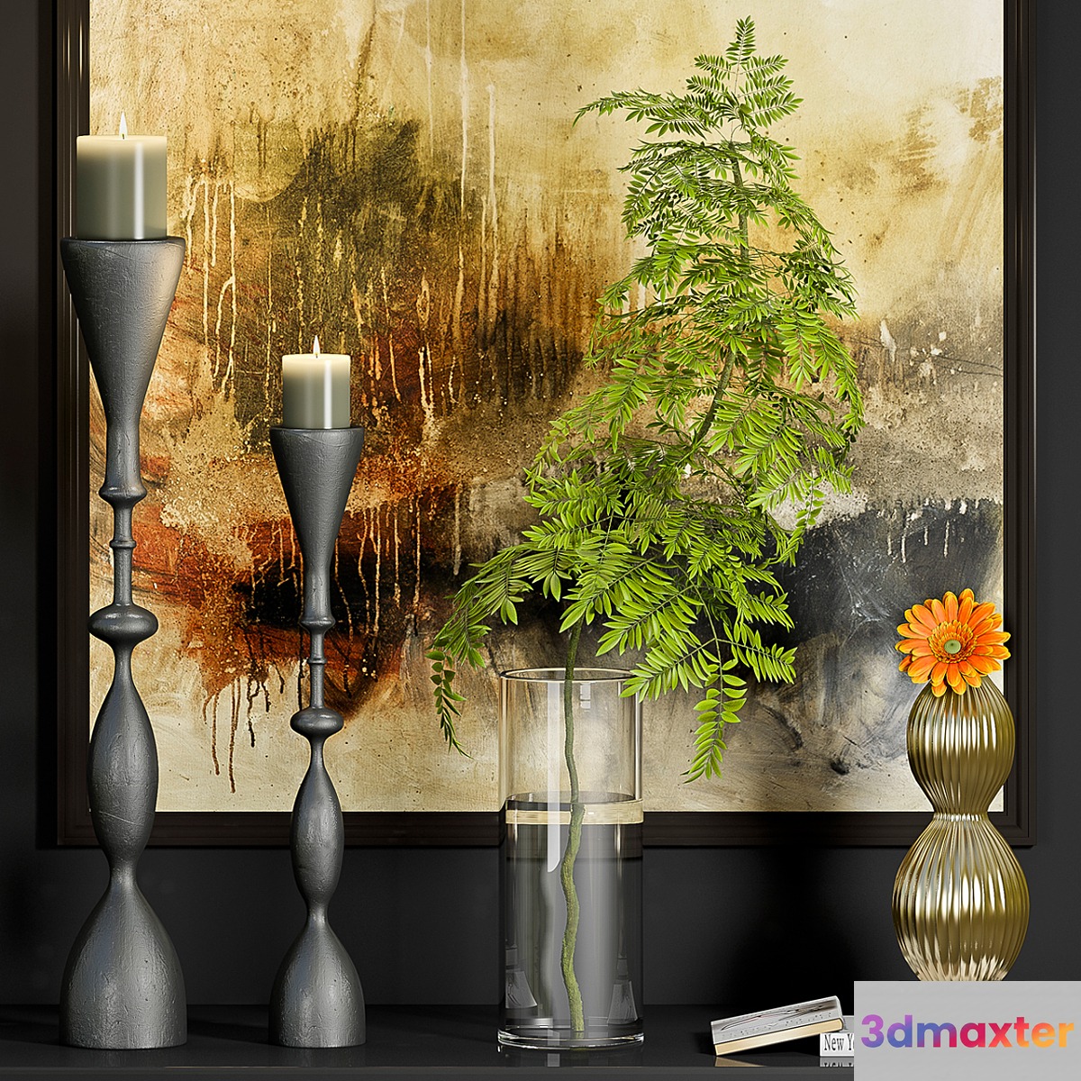Decorative Set - 12 3D Max