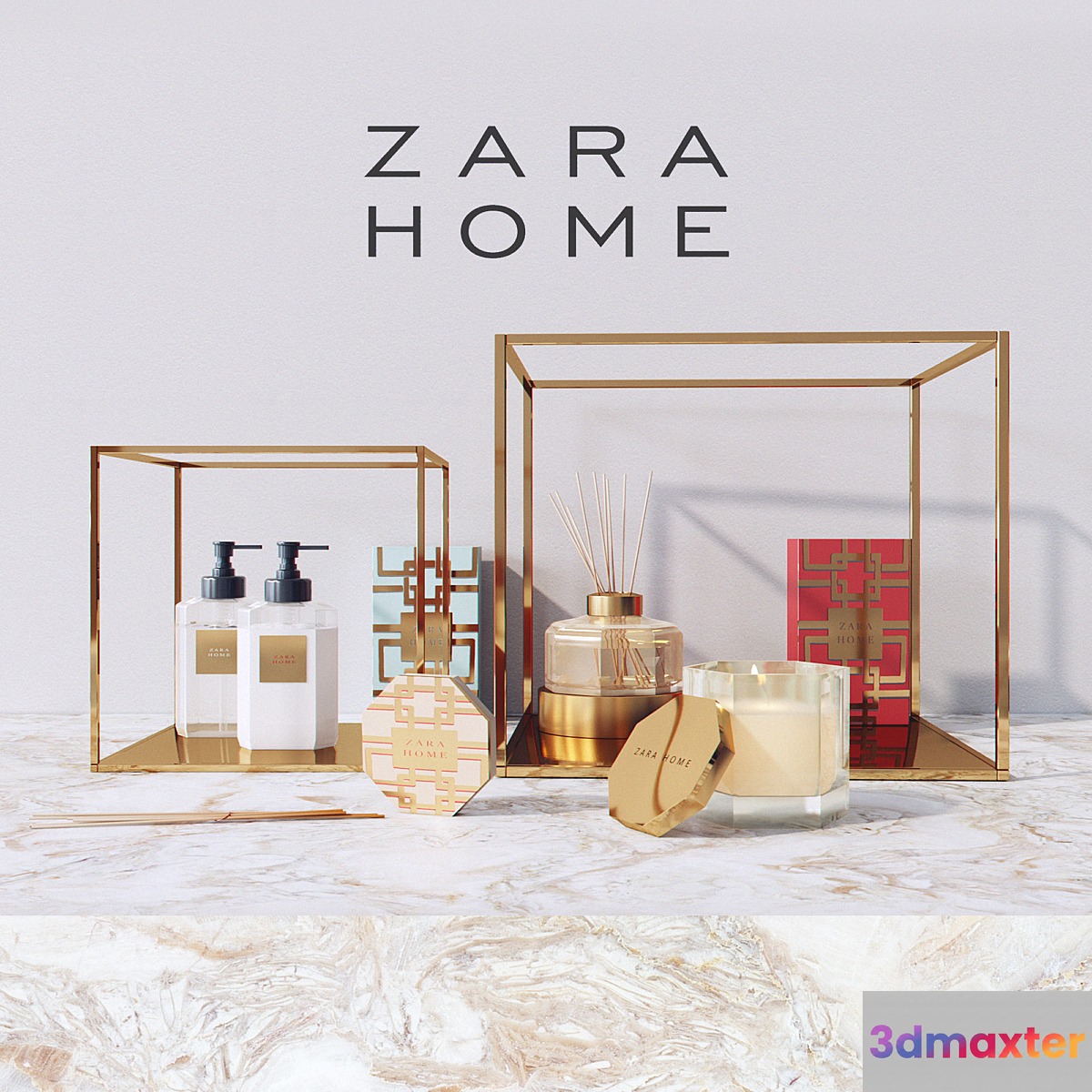 Zara Home Decor Set 3D Max