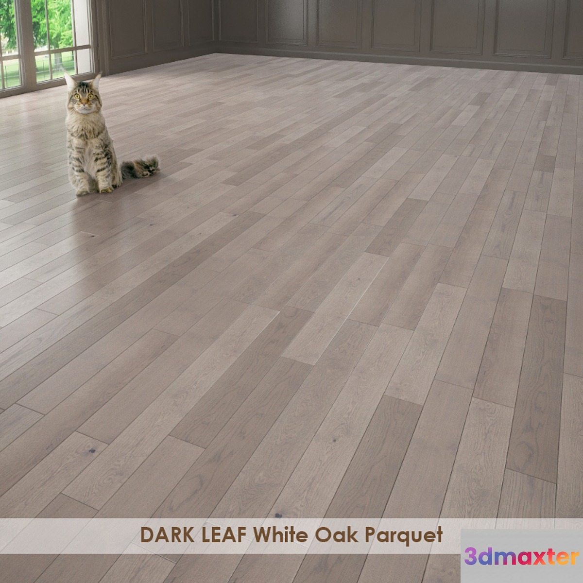 DARK LEAF White Oak Parquet