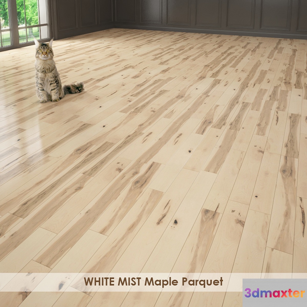 WHITE MIST Maple Parquet