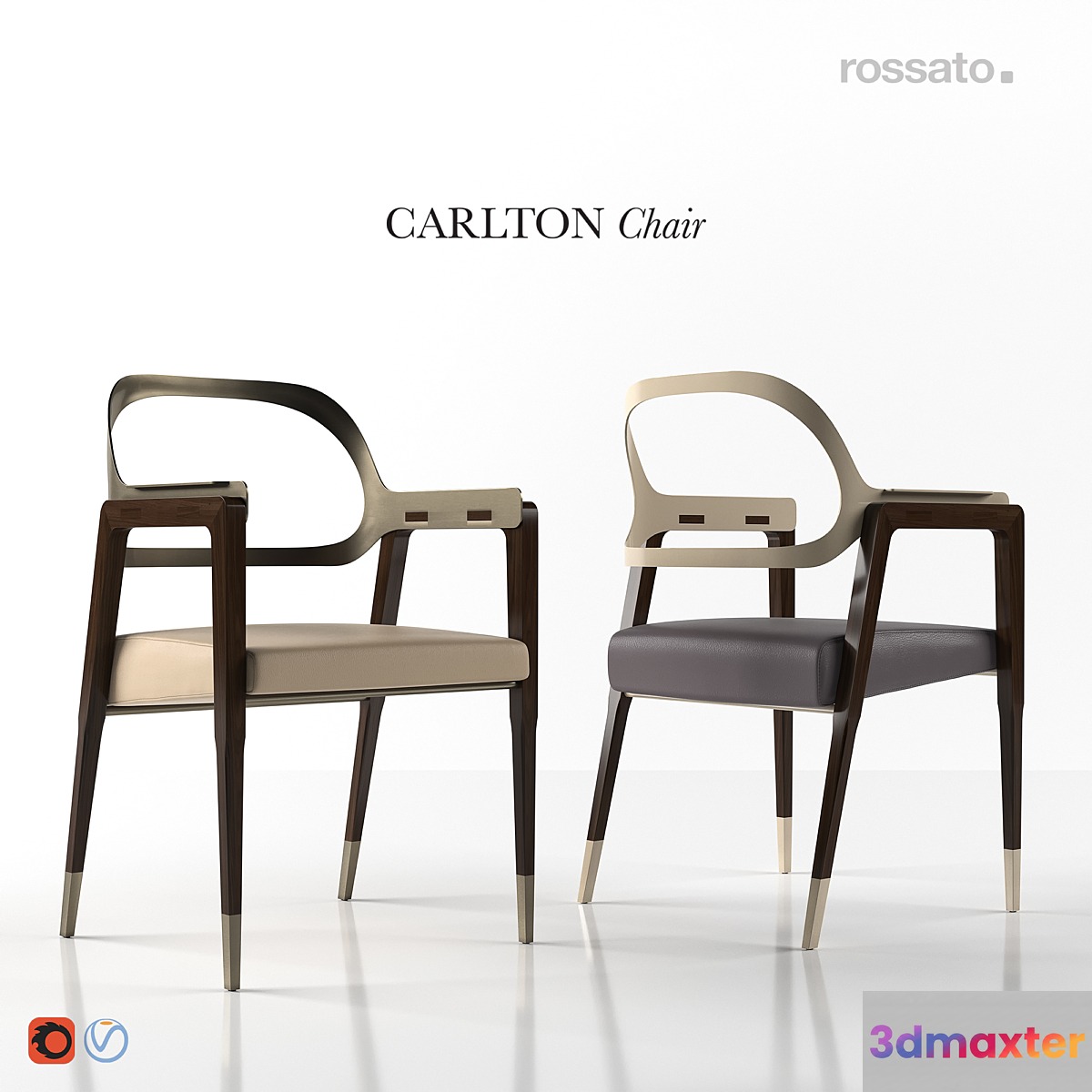 Carlton Dinning Chair by ROSSATO