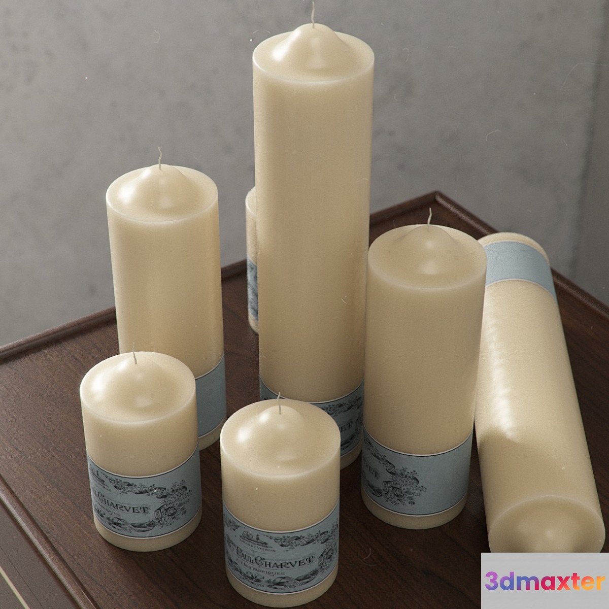 Candles 3D Max