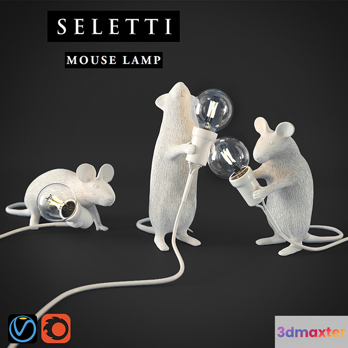 SELETTI Mouse Lamps