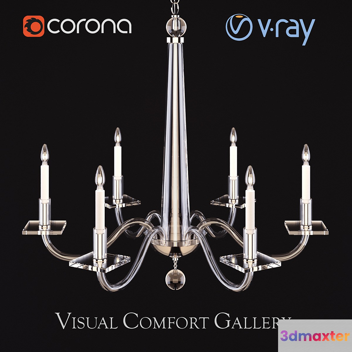 VISUAL COMFORT GALLERY ROBINSON 3D Max