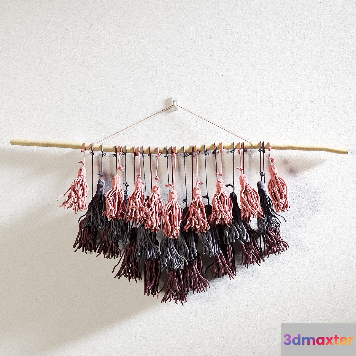 DIY Tassel Wall hanging 3D Max