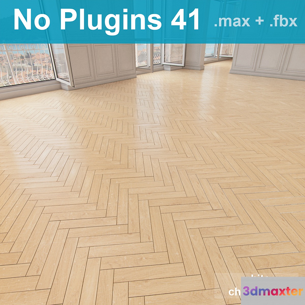 Parquet 41 (without the use of plug-ins) 3D Max