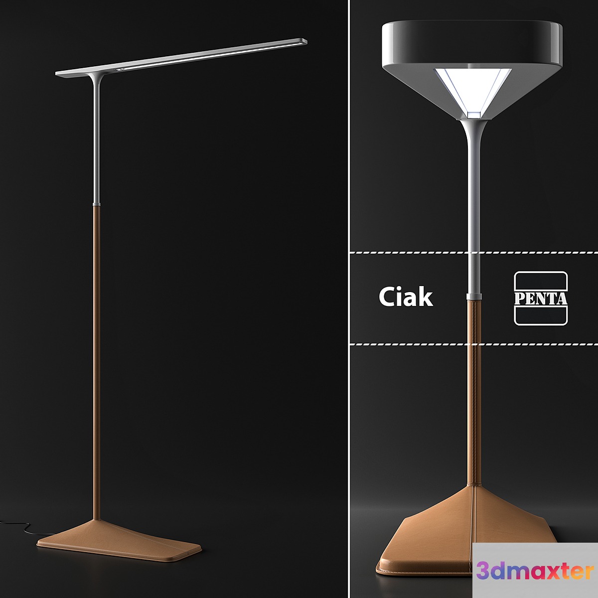 Ciak Floor Lamp by PENTA 3D Max