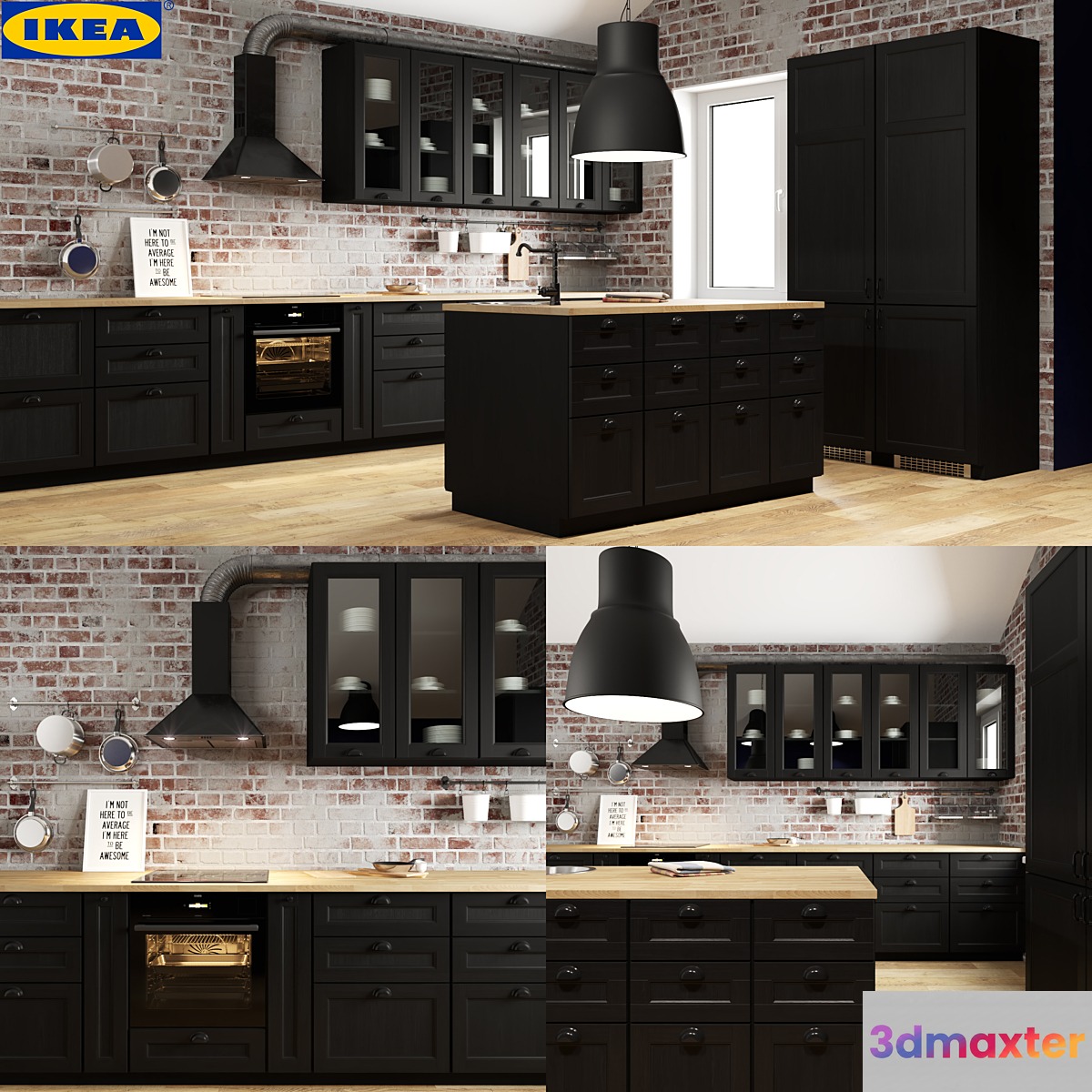 IKEA LAXARBY 3D Max