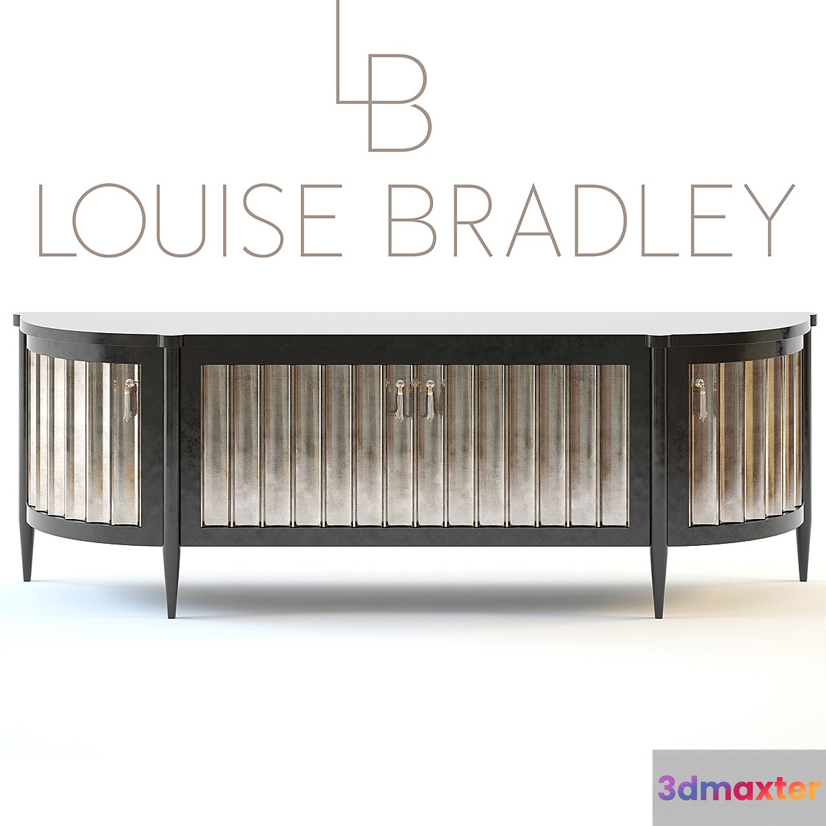 Louise Bradley Demi Lune silver leaf - No.4