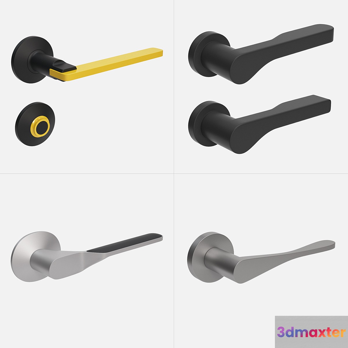 Door handles vol.2 3D Max