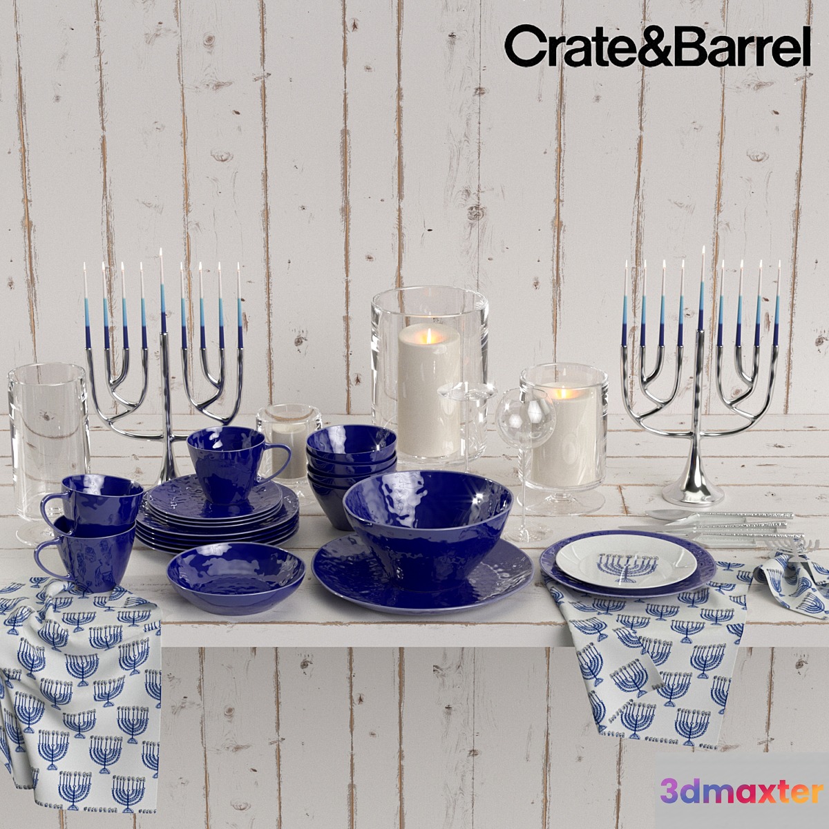 Crate&Barrel Hanukkah set