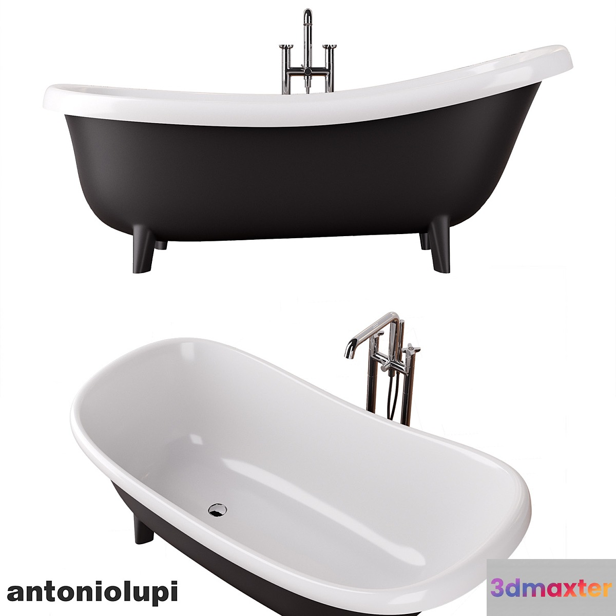 Antonio Lupi _ Suite bath _ Timbro freestanding bath tap 3D Max