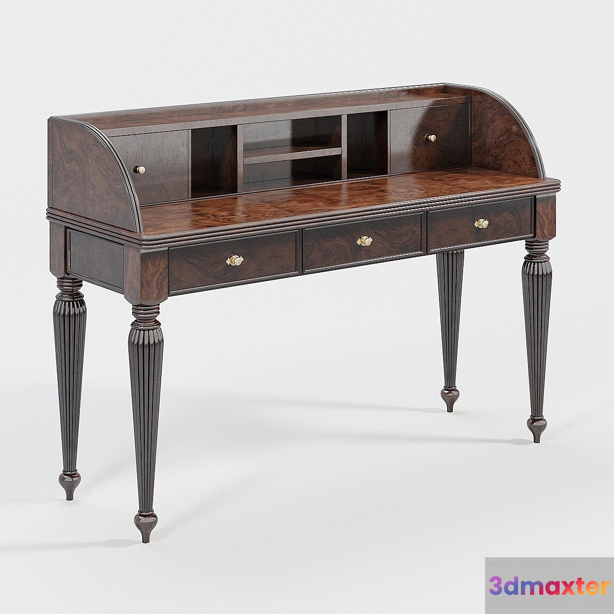 LADYS WRITING DESK HUTCH 3D Max