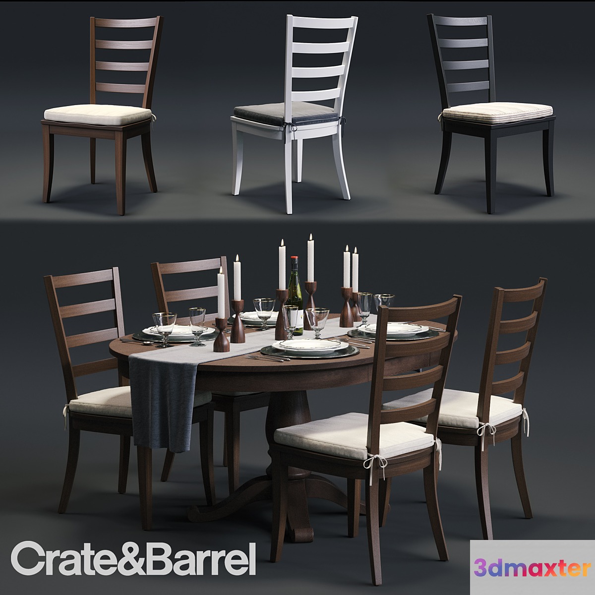 C & B Harper Chair and Avalon Table