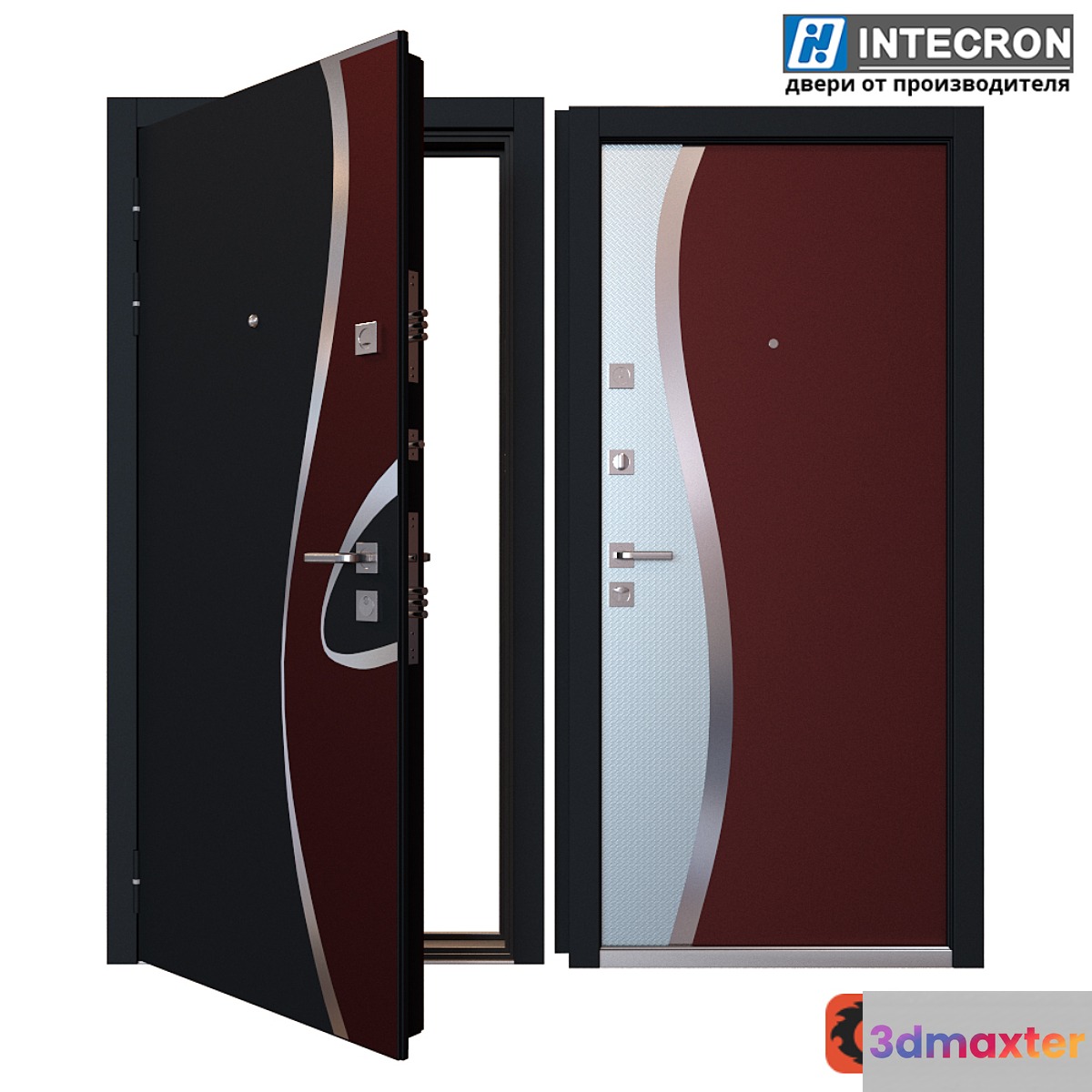 Input metal door INTECRON WAVE