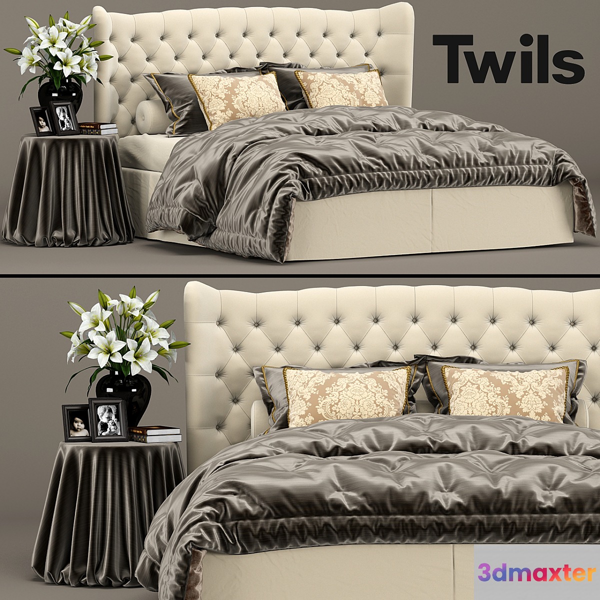 Bed Tommy Capitonne Twils - No.2