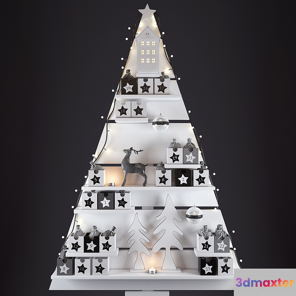 Christmas wall tree - No.3