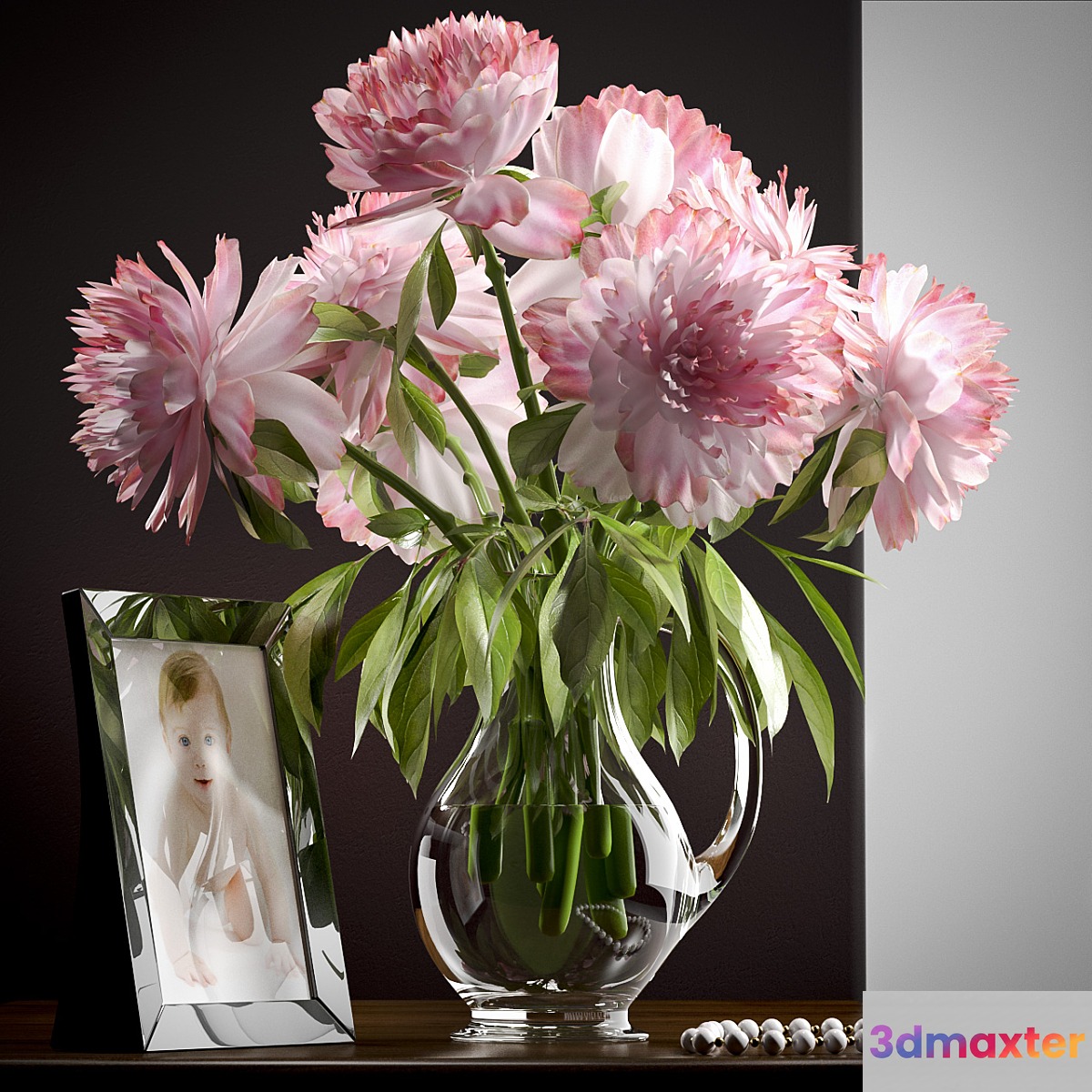 FLOWER SET 19 3D Max