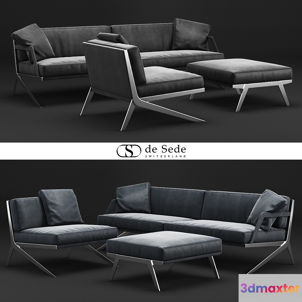 De Sede DS-60 Set 3D Max