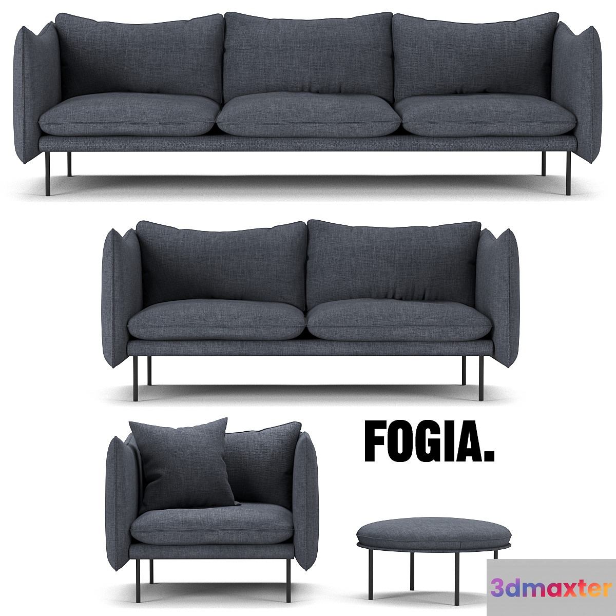 Sollection Fogia Tiki 3D Max