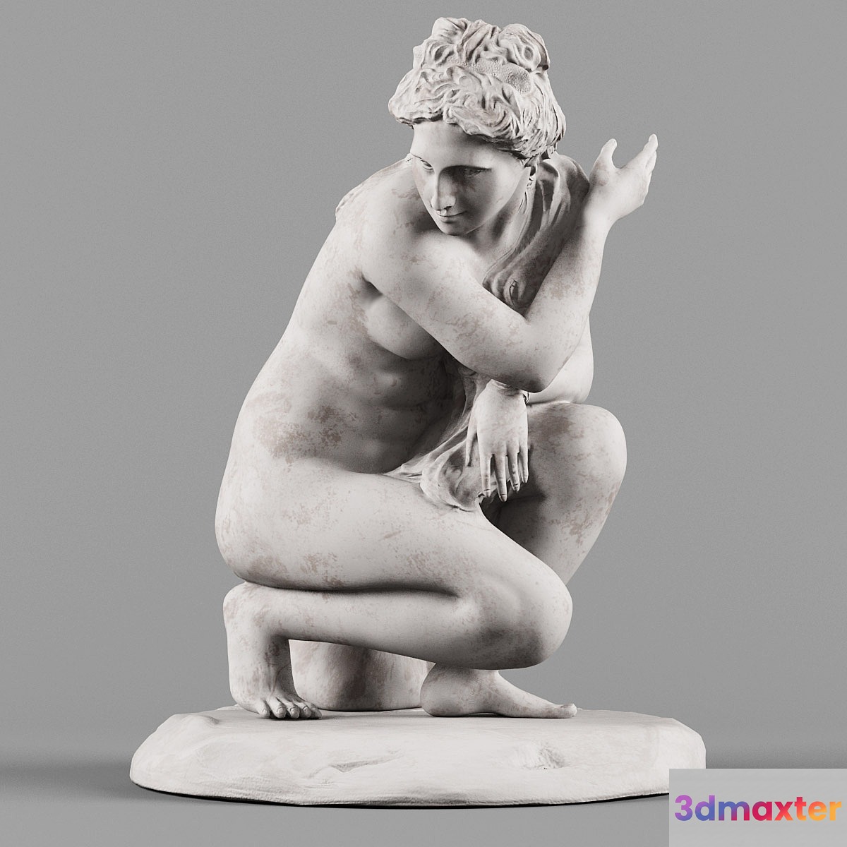 Venus accroupie 3D Max