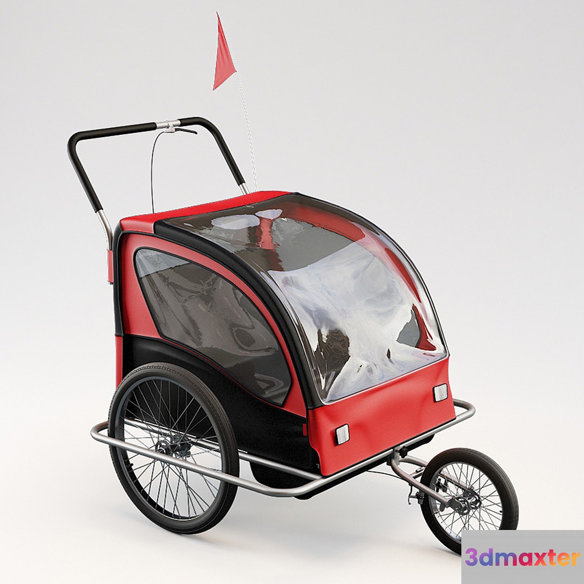 Bike Trailer 3D Max