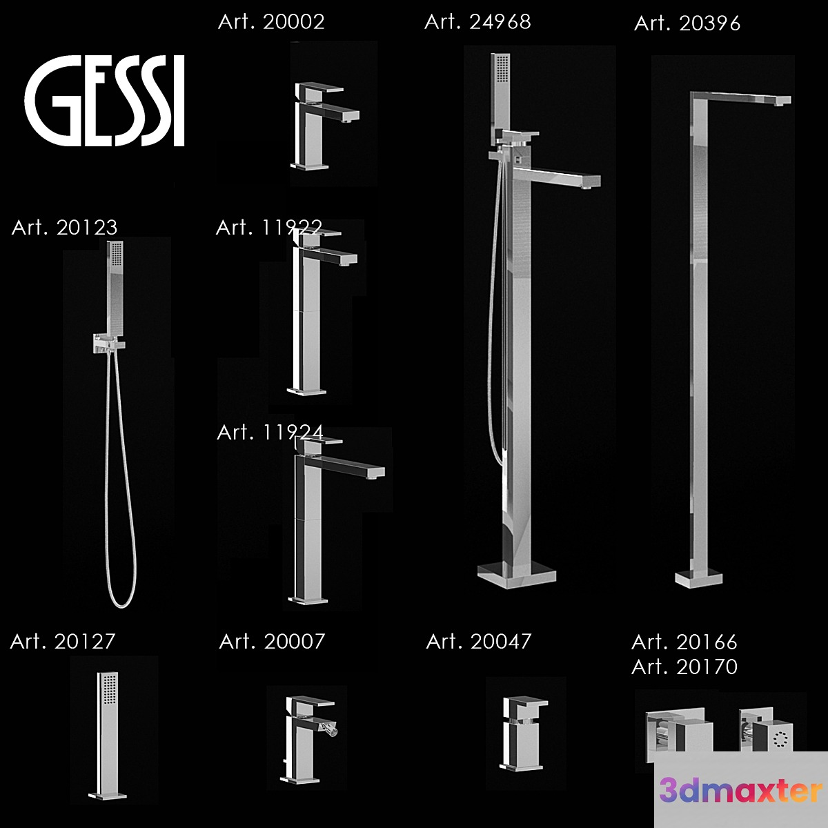 Mixers Gessi Rettangolo 2