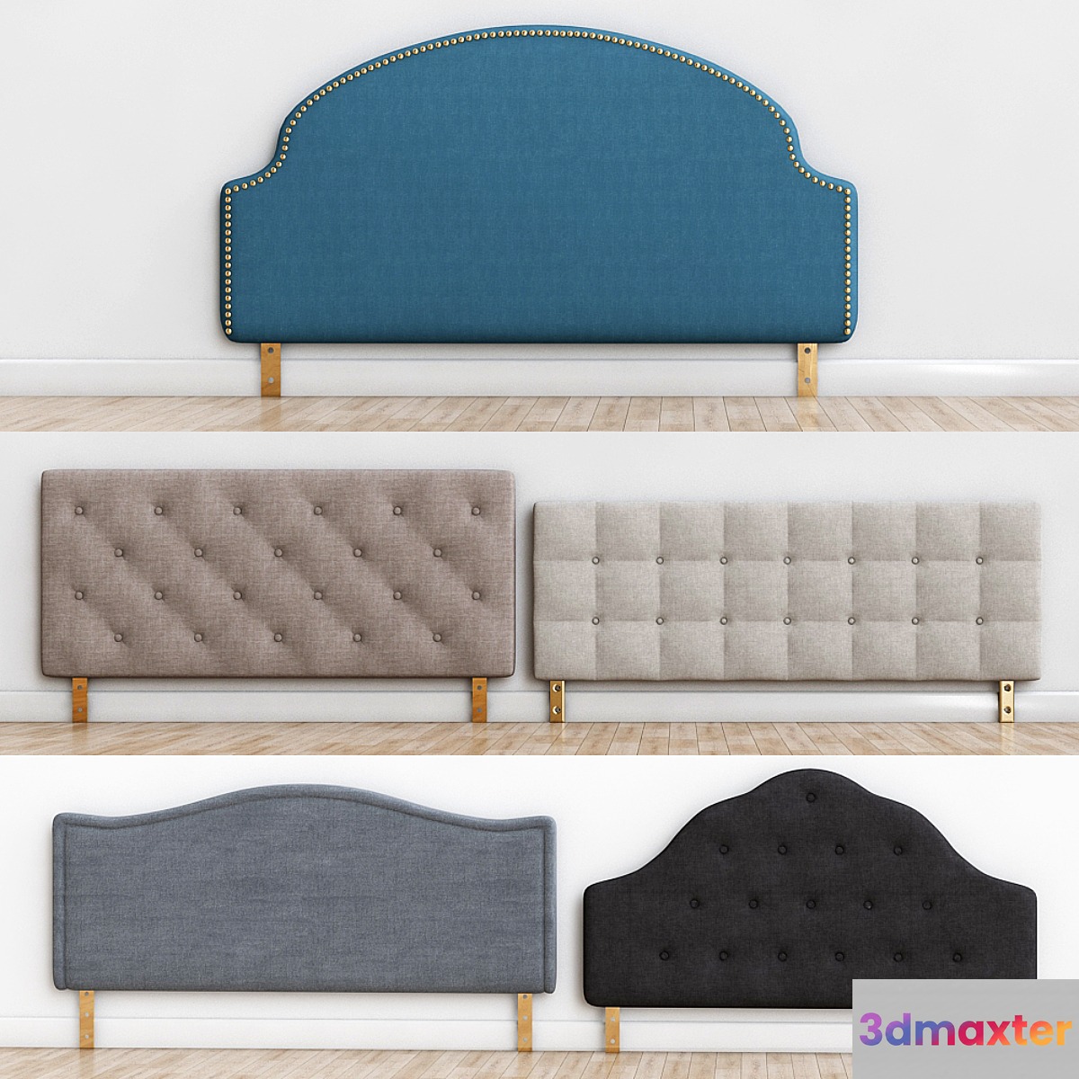 headrest bedroom collections 3D Max