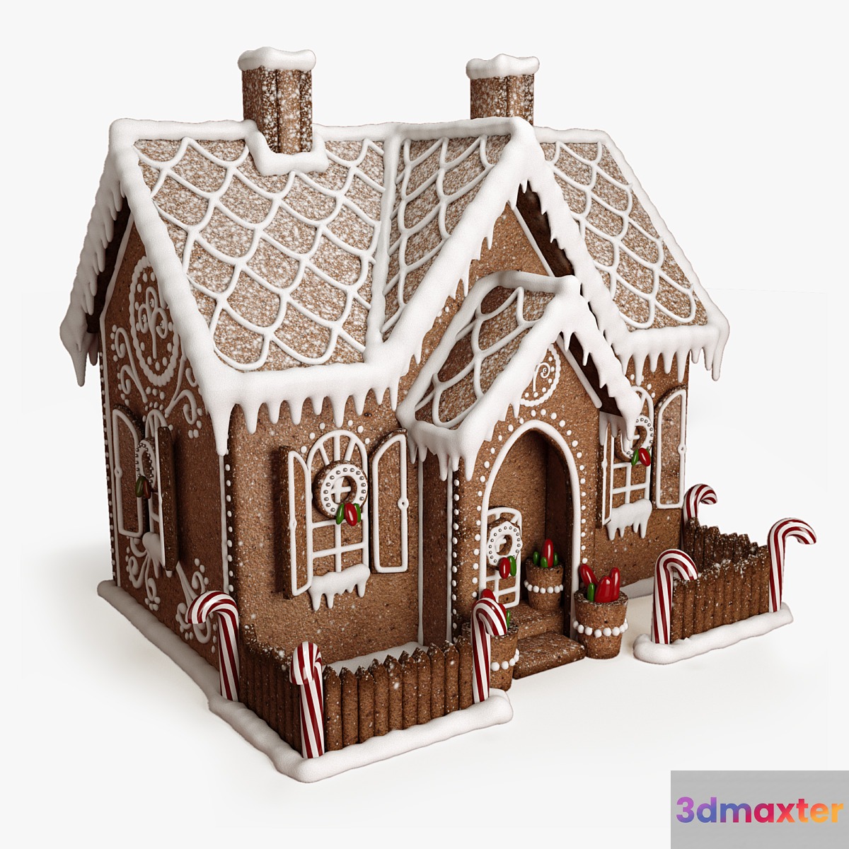 Gingerbread house 3D Max